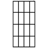 vidaXL Walk-in Shower Screen 80x195 cm Transparent Tempered Glass