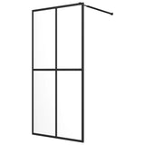 vidaXL Walk-in Shower Screen 80x195 cm Transparent Tempered Glass