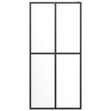 vidaXL Walk-in Shower Screen 80x195 cm Transparent Tempered Glass