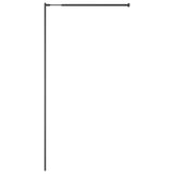 vidaXL Walk-in Shower Screen 80x195 cm Transparent Tempered Glass