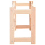 vidaXL Wine Rack for 12 Bottles Pine Wood