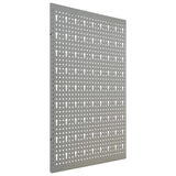vidaXL Pegboard wall-mounted 3 pcs 40x58 cm steel