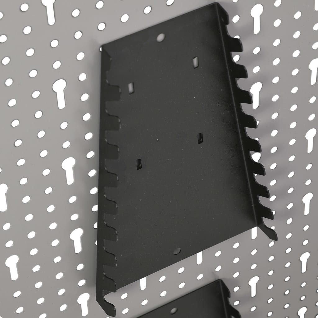 vidaXL Pegboard Wall-Mounted 3 pcs 40x58 cm Steel