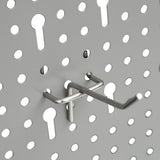 vidaXL Pegboard Wall-Mounted 3 pcs 40x58 cm Steel