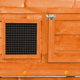 vidaXL Rabbit Hutch 140x63x120 cm Solid Fir Wood