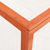 vidaXL Konijnenhok 124x120x60 cm massief vurenhout