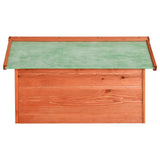 vidaXL Robotic Lawn Mower Canopy 72x87x50 cm solid spruce wood
