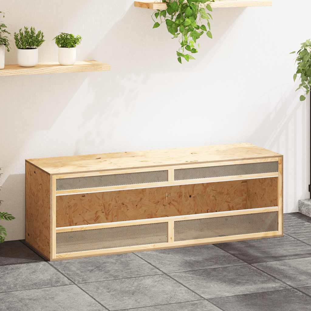 vidaXL Terrarium 144x46x48 cm engineered wood