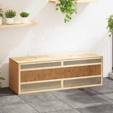 vidaXL Terrarium 144x46x48 cm engineered wood
