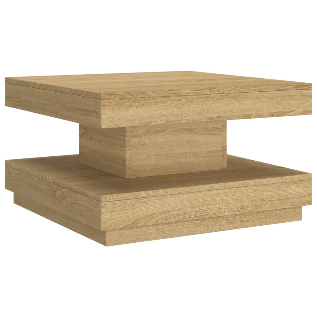 vidaXL Coffee table 60x60x35 cm MDF light brown
