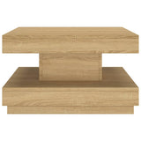 vidaXL Coffee table 60x60x35 cm MDF light brown