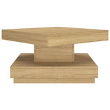 vidaXL Coffee table 60x60x35 cm MDF light brown