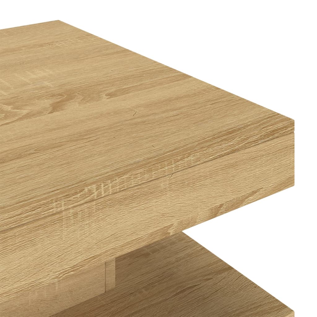 vidaXL Coffee table 60x60x35 cm MDF light brown