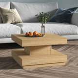 vidaXL Coffee table 60x60x35 cm MDF light brown