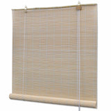 vidaXL Roller Blinds 2 pcs 120x160 cm bamboo natural