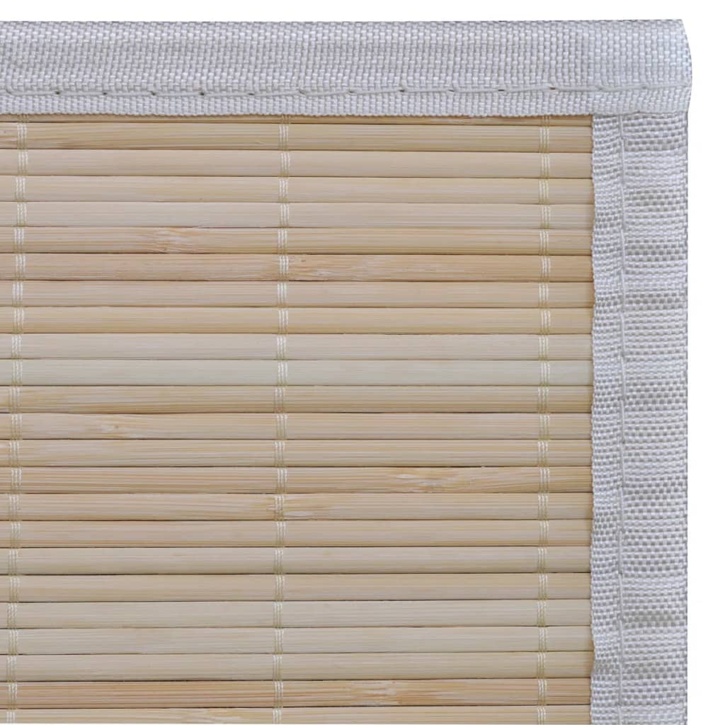 vidaXL Rugs 2 pcs rectangular 120x180 cm bamboo natural