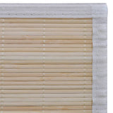 vidaXL Rugs 2 pcs rectangular 120x180 cm bamboo natural
