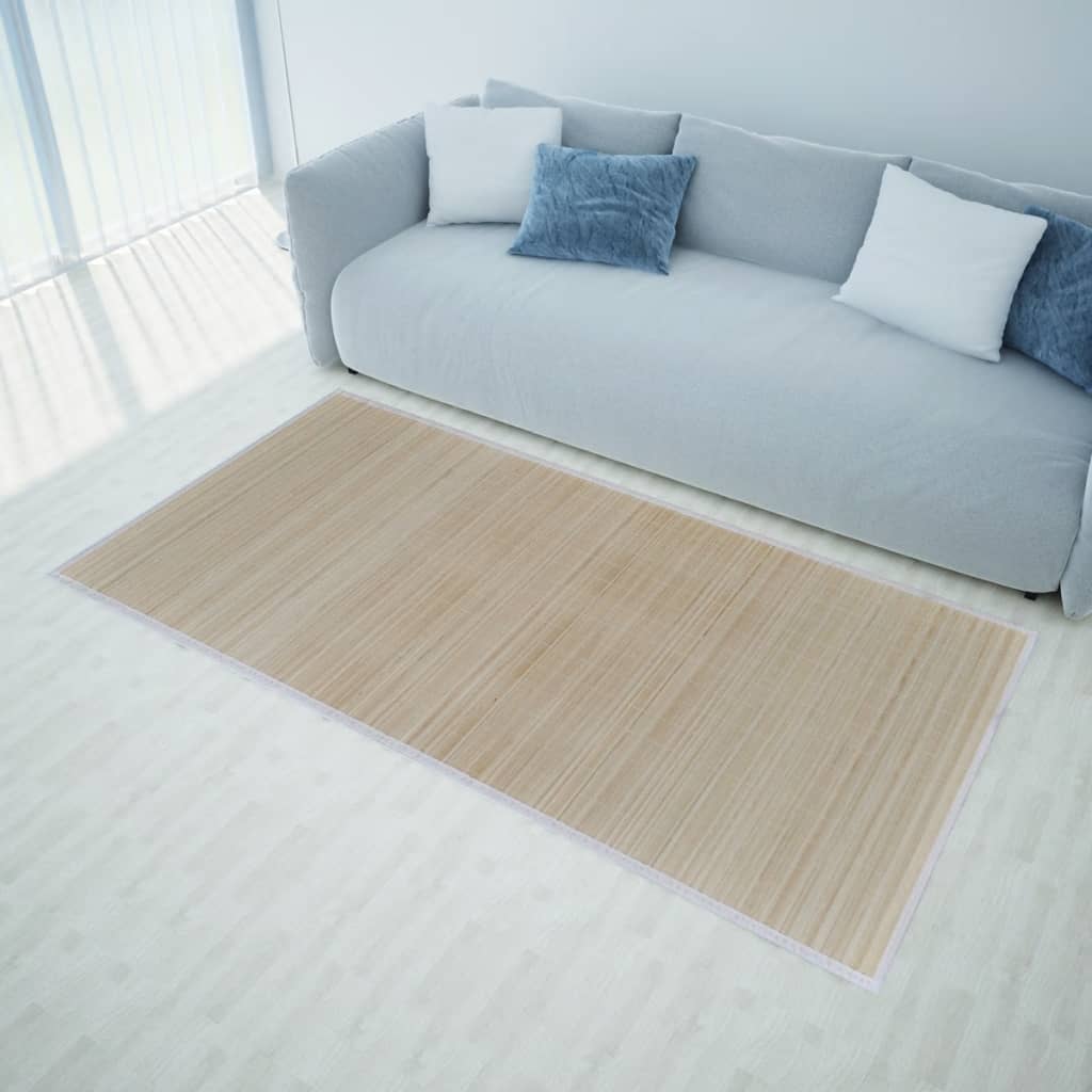 vidaXL Rugs 2 pcs rectangular 120x180 cm bamboo natural