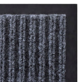 vidaXL Doormats 2 pcs 90x60 cm PVC grey