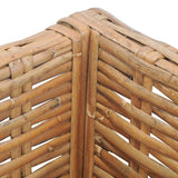 vidaXL Hoekbank met kussens natuurlijk rattan