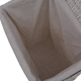 vidaXL Laundry basket willow white