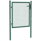 vidaXL Hekpoort acier 100x75 cm vert