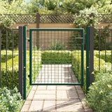 vidaXL Hekpoort acier 100x75 cm vert