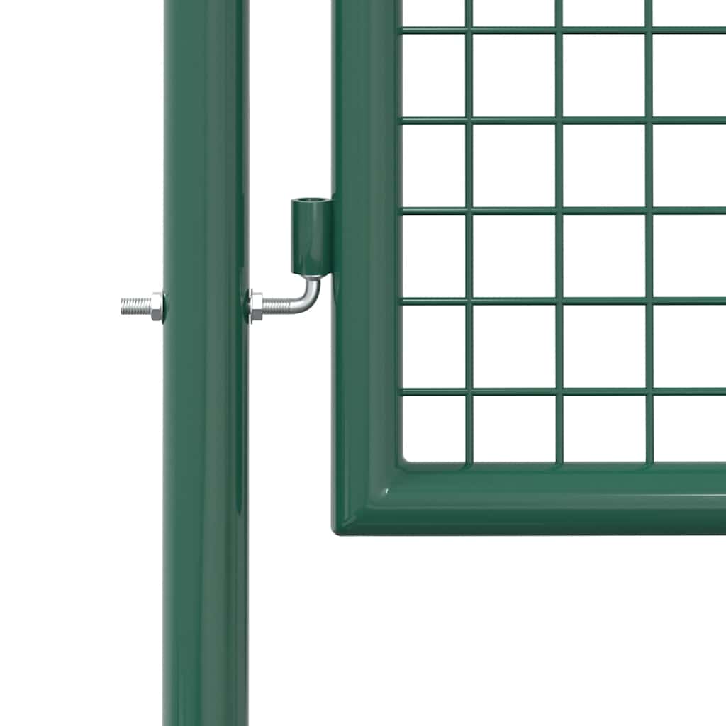 vidaXL Hekpoort acier 100x75 cm vert