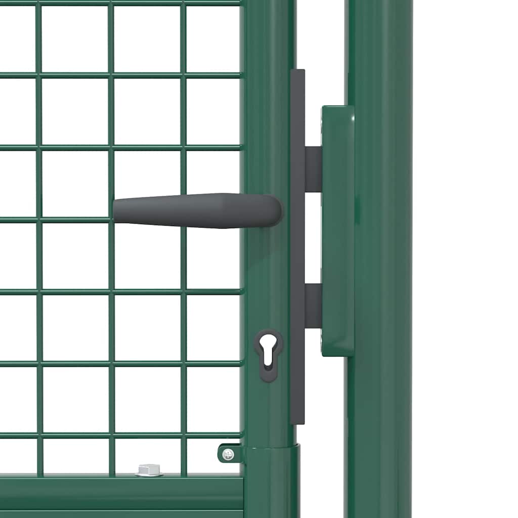 vidaXL Hekpoort acier 100x75 cm vert