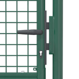 vidaXL Hekpoort acier 100x75 cm vert