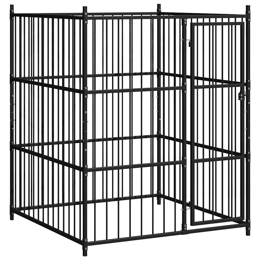 vidaXL Outdoor Dog Kennel 150x150x185 cm