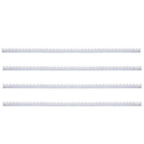 vidaXL Wall Spikes 4 pcs 1 m Galvanised Steel