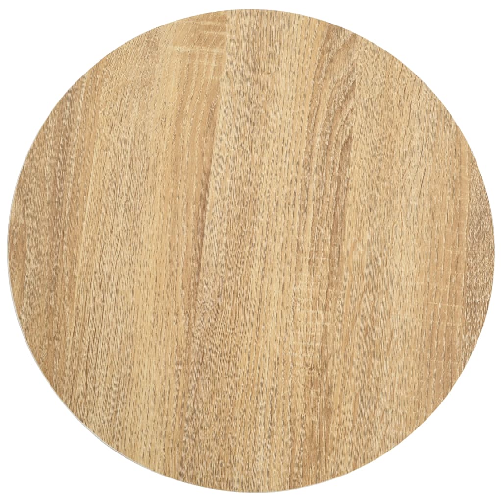 vidaXL Table de bistro 40 cm MDF brun clair