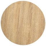 vidaXL Table de bistro 40 cm MDF brun clair