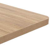 vidaXL Table de bistro 50x50 cm MDF brun clair