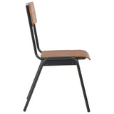vidaXL Eetkamerstoelen 6 st multiplex marron