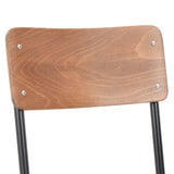 vidaXL Eetkamerstoelen 6 st multiplex marron
