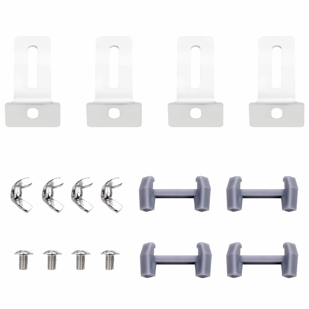 vidaXL Shower Drain with 2-in-1 Lids 15x15 cm Stainless Steel