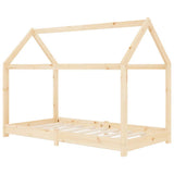 vidaXL Kids' Bed Frame Solid Pine Wood 70x140 cm