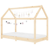 vidaXL Kids' Bed Frame Solid Pine Wood 70x140 cm