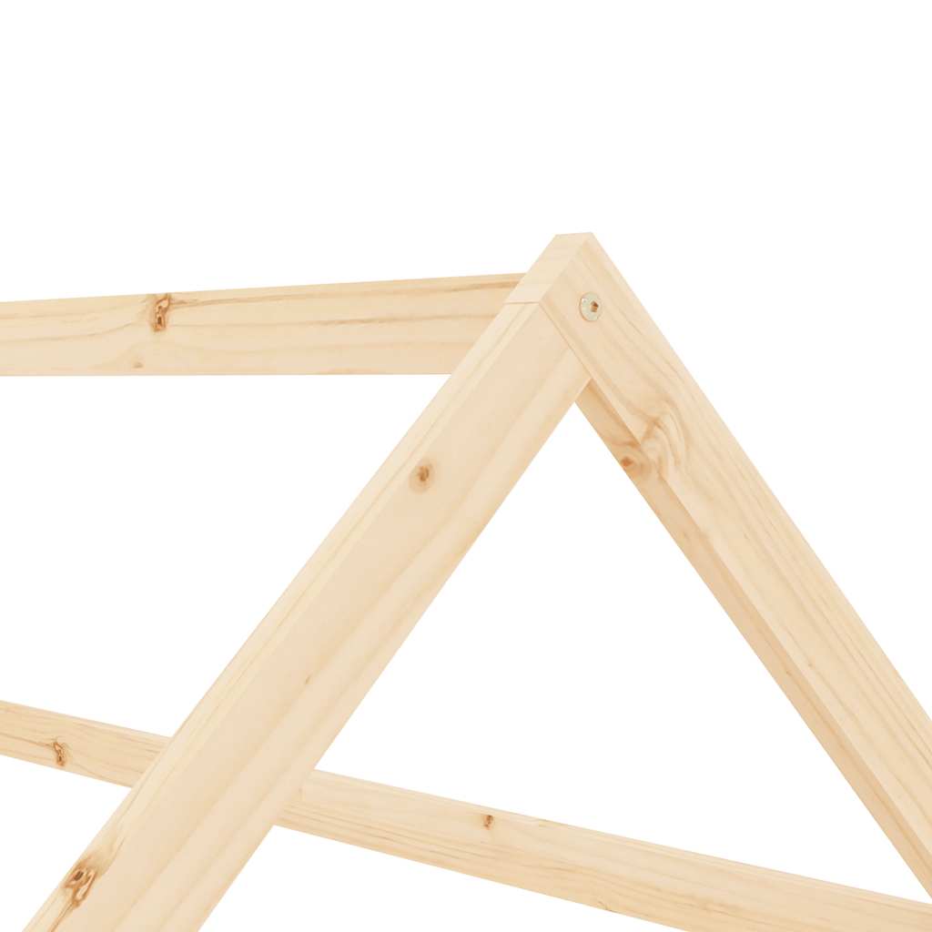 vidaXL Kids' Bed Frame Solid Pine Wood 70x140 cm