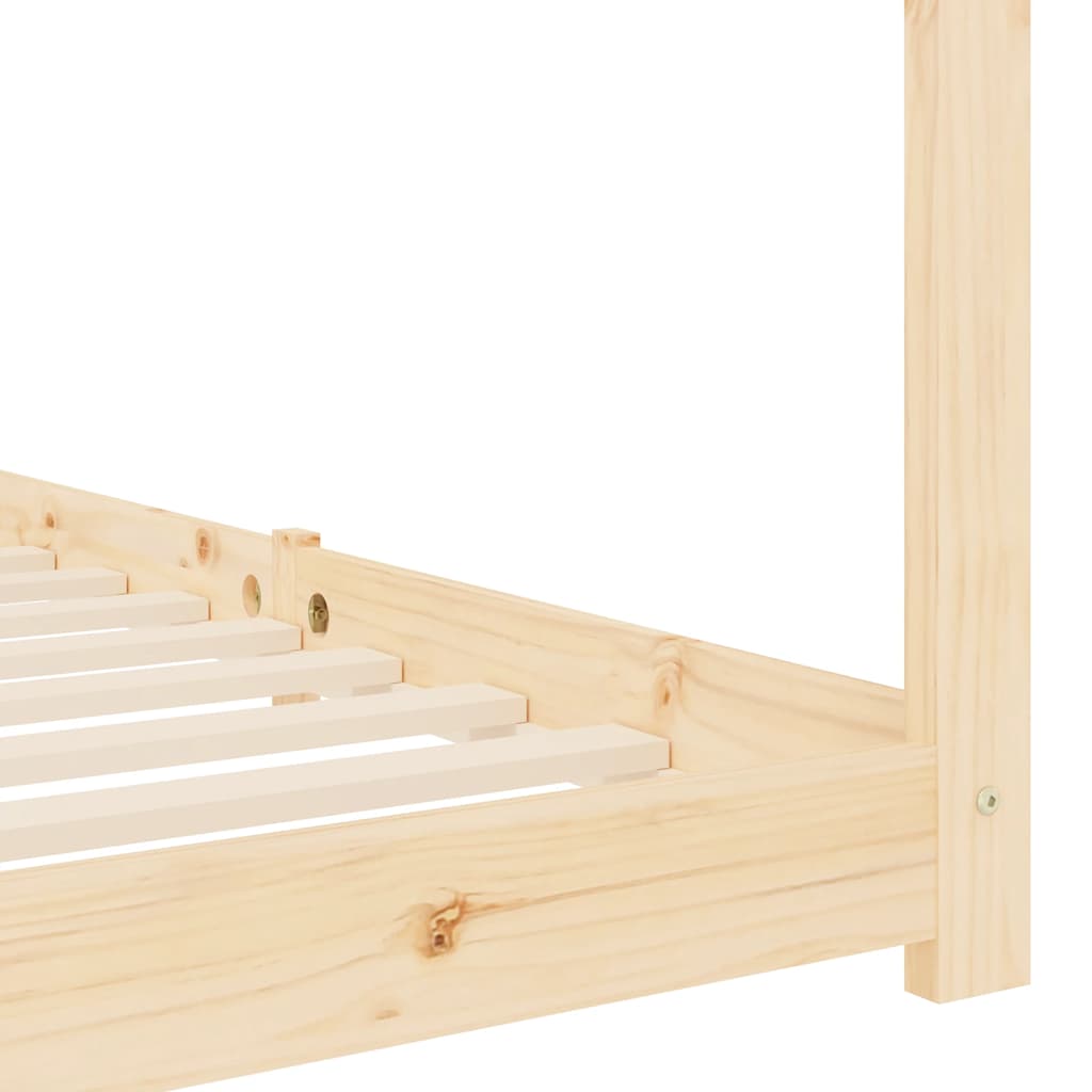 vidaXL Kids' Bed Frame Solid Pine Wood 70x140 cm