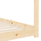 vidaXL Kids' Bed Frame Solid Pine Wood 70x140 cm