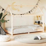 vidaXL Kids' Bed Frame Solid Pine Wood 70x140 cm