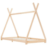 vidaXL Kids' Bed Frame Solid Pine Wood 70x140 cm