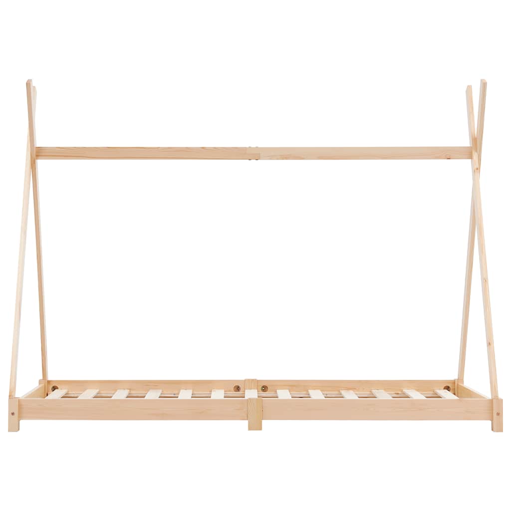vidaXL Kids' Bed Frame Solid Pine Wood 70x140 cm