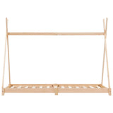 vidaXL Kids' Bed Frame Solid Pine Wood 70x140 cm