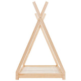 vidaXL Kids' Bed Frame Solid Pine Wood 70x140 cm