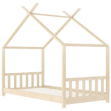 vidaXL Kids' Bed Frame Solid Pine Wood 70x140 cm