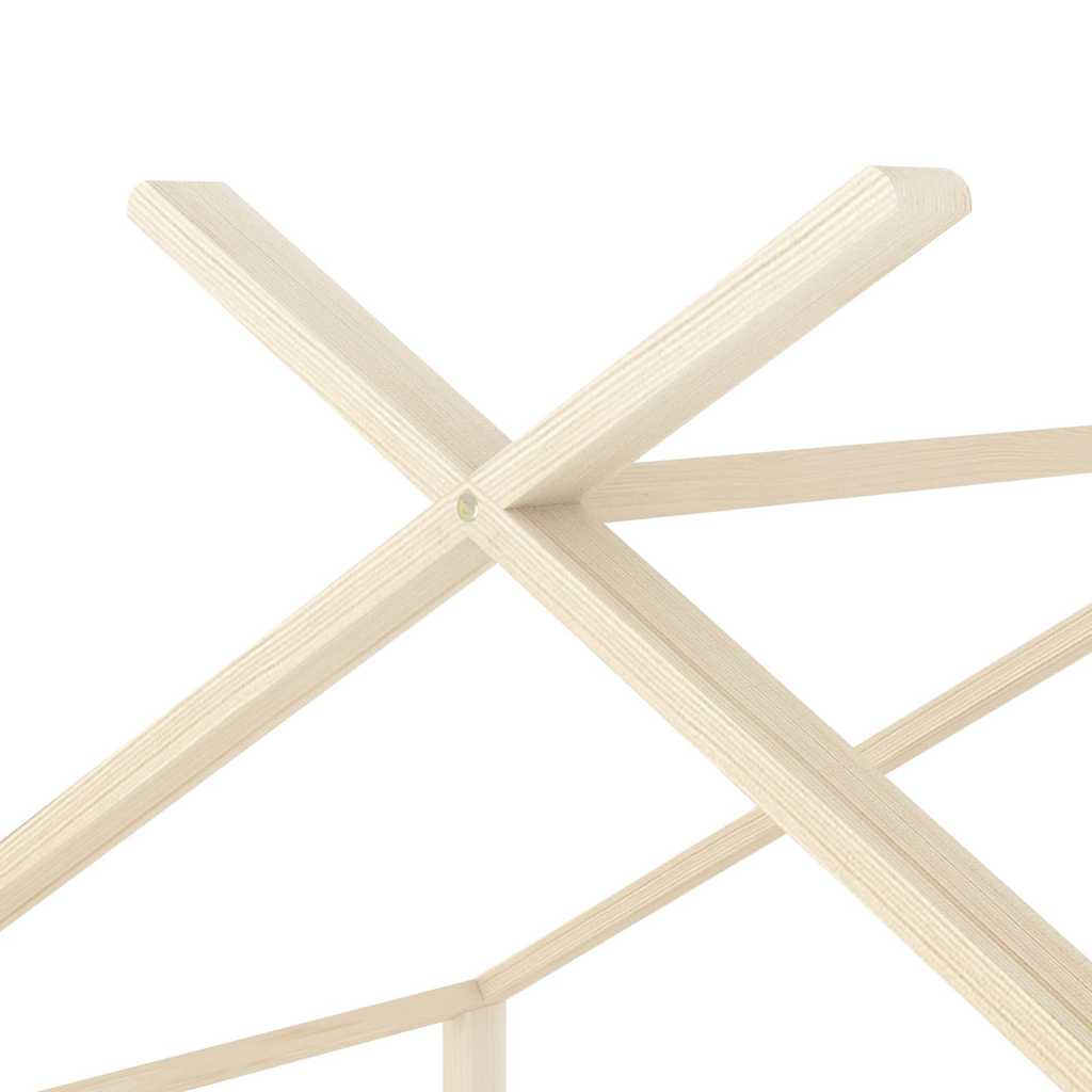 vidaXL Kids' Bed Frame Solid Pine Wood 70x140 cm